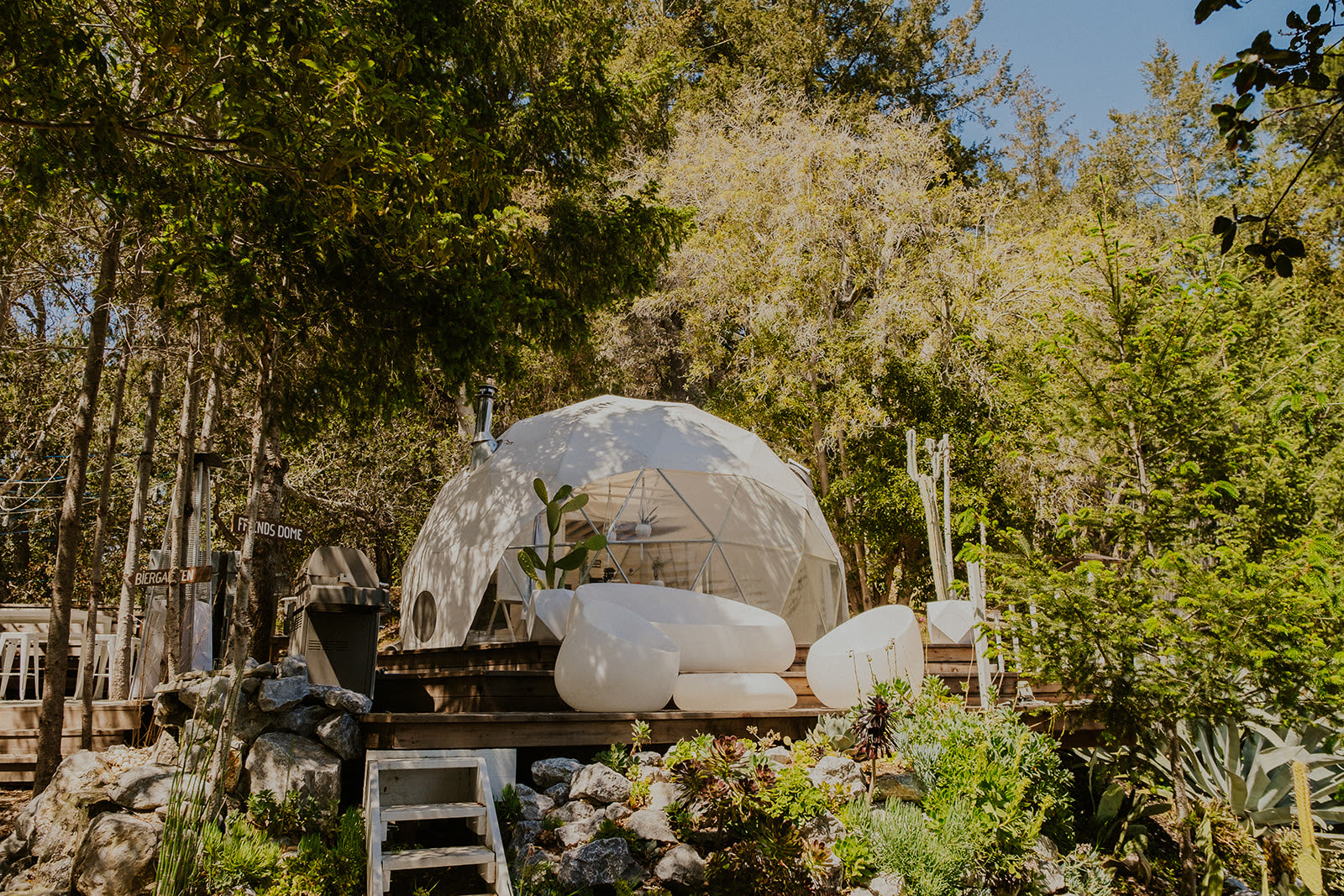 The Geodesic Dome from outside